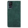 For TCL 40 SE Case with Wrist Strap Skin-touch Wallet Leather Phone Cover