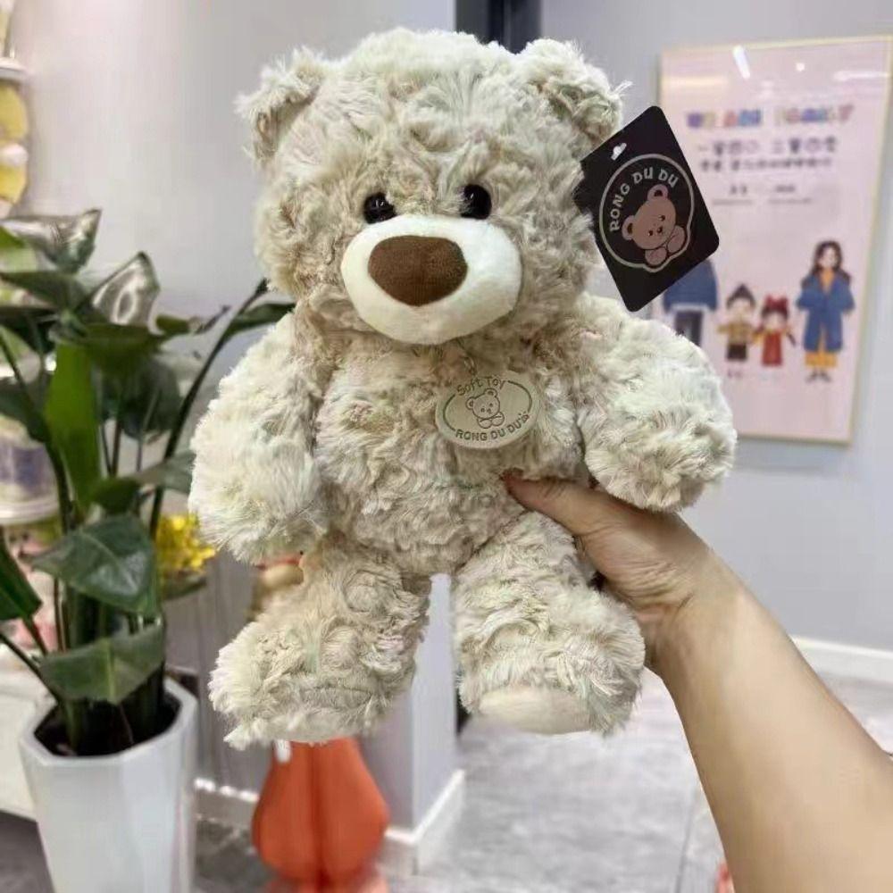 

Fluffy Cute Bear Plush Doll PP Cotton Stuffed Animals Plush Doll Adults Children светло-коричневого