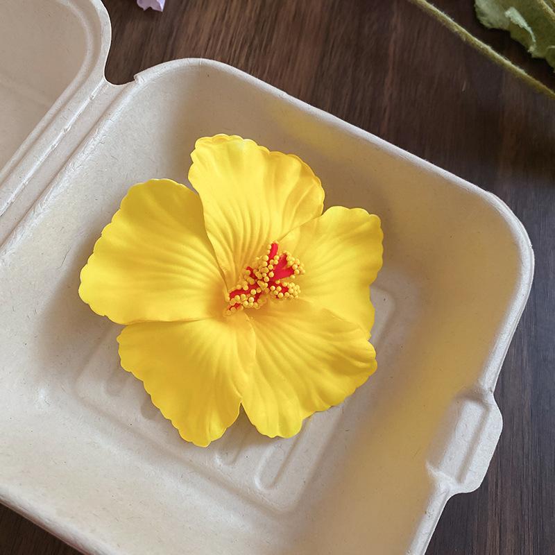 Holiday wind egg flower other side flower grab clip sweet girl bangs side hairpin bohemian hair accessories