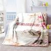 Cat78 Customize Text Blanket Lightweight Personalized Blanket Soft Warm Cozy Throw For Living Room Office Chair Chair Office Four Seasons Universal