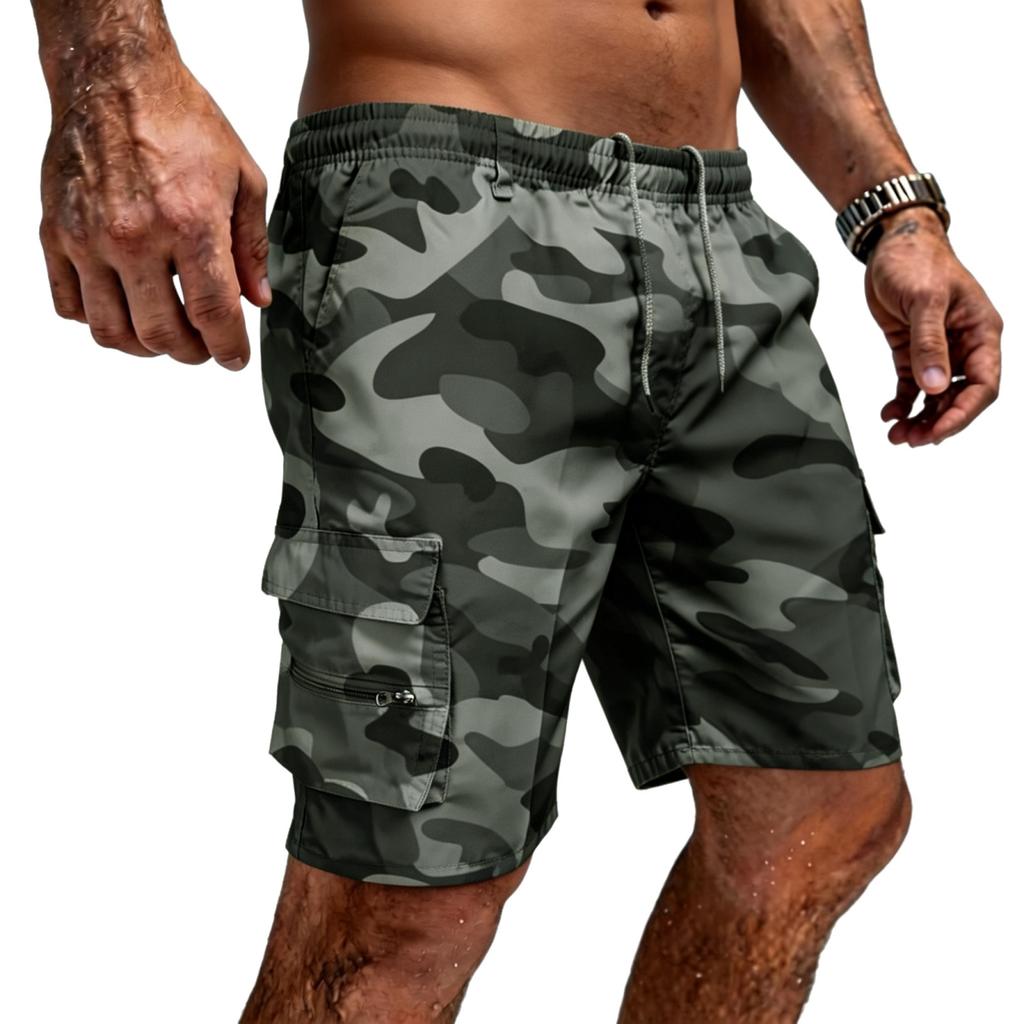 Men's Casual Stylish Lightweight Breathable Shorts - Men's Loose Multi-pocket Outdoor Sports Work Pants