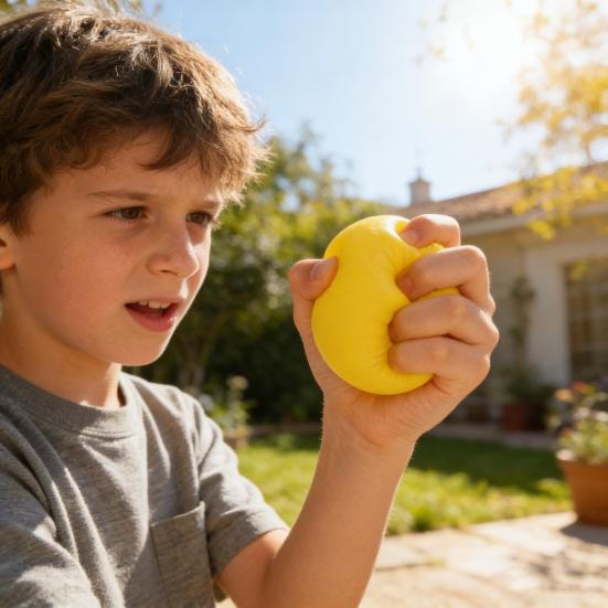 1/4Pcs Color Changing TPR Stress Ball Anxiety Relief Slow Rebound Flour Ball Portable Fidget Ball Sensory Toy Hand Exercise Relaxation Tools