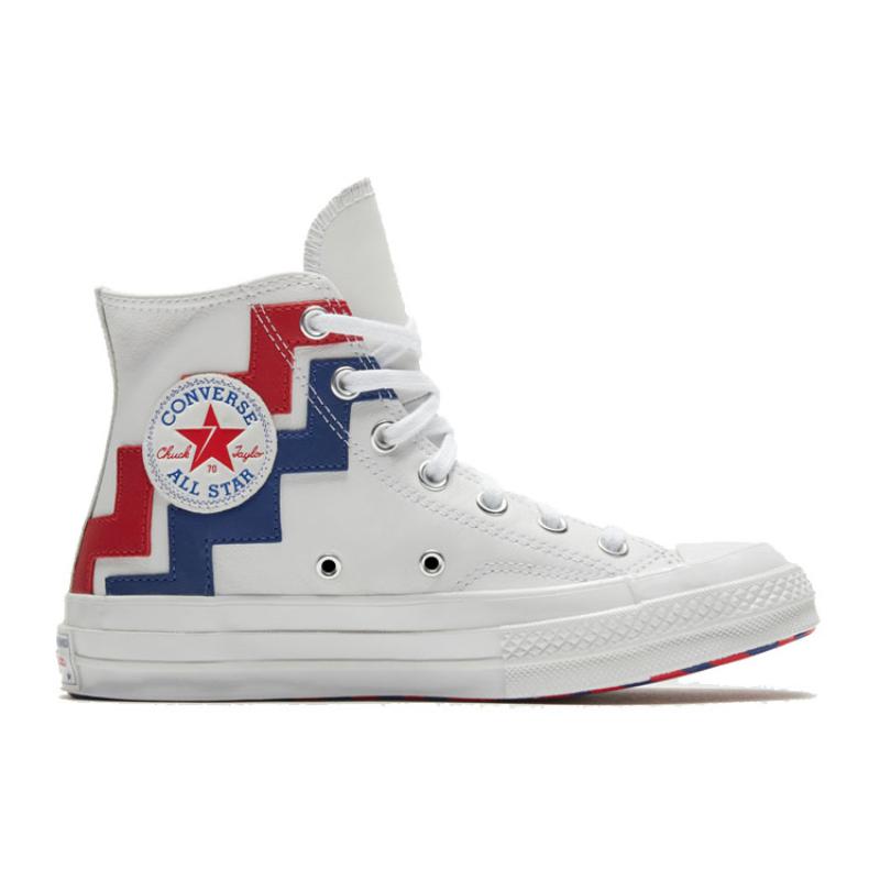 Converse All Star Chuck 70 Comfortable and Casual Non-slip and Wear-resistant High-top Canvas Shoes Women's White