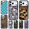 Vintage-Schädel Stoßfeste Handyhülle für iPhone 17 Air 16e 15 11 12 14 13 Pro Max Hülle Coque