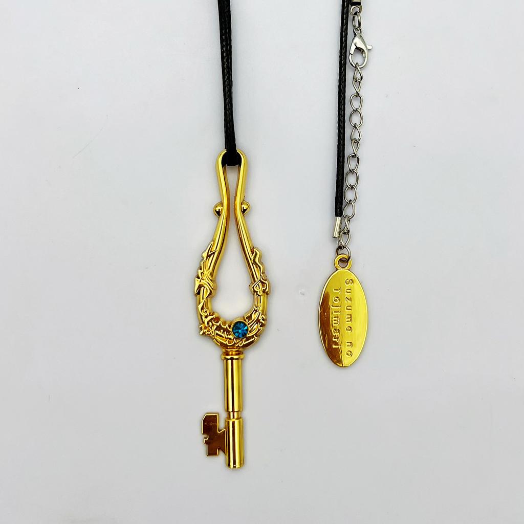 Suzume No Tojimari Necklace Anime Munakata Souta Keychain Pendant Jewelry Accessories