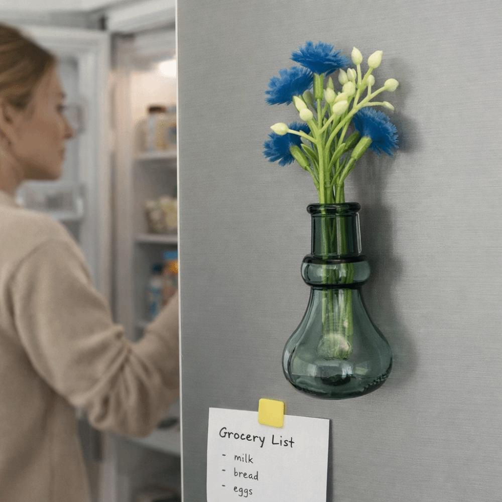 Exquisite Mini Vase Magnets 3D Refrigerator Magnets Cute Magnetic Vase Sticker  Home