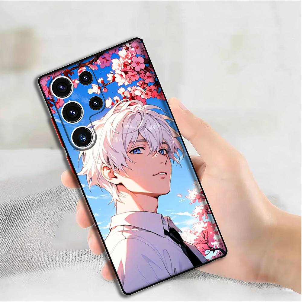 Anime S-Sena I-Izumi Phone Silicone Case for Samsung S24,22,20,23,21,20 Ultra Plus Lite 5G Print Cover