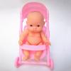 Mini Dollhouse Baby Stroller for Girl for Doll Miniature Trolley Toys for Doll House Decoration Kids for Play House Educ