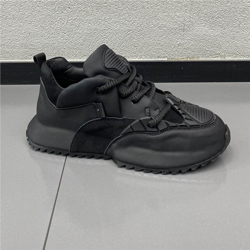 

Men s shoes autumn and winter new platform dad shoes trendy versatile velvet cotton shoes sports leisure bag sole ec 43
