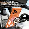For iPhone 17 16 15 14 13 Pro Max Transparent Aluminum Alloy Frame Phone Case For Magsafe 360° Rotate Magnetic Shockproof Cover