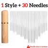 30PCS Side Hole Blind Sewing Needles Stainless Steel Quick Automatic Self-Threading Needles DIY Hand Sewing Needles Accessories