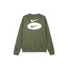 Nike Sweatshirts Men's Rugged Green Crew Neck Thickened Other DM5461-326