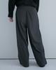 Kilyu Belted Curved Slacks (Gray)