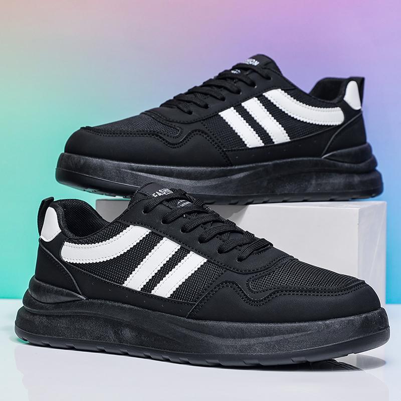 Menns Fritidsmote Fire Sesonger Studenter Komfortable Joggesko Gutter Trendy Myk Såle Pustende Sko