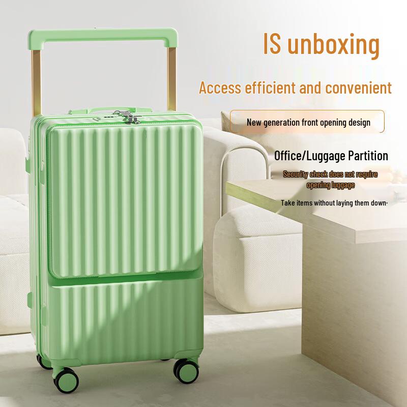 Xianglemei Women s Front-Opening Luggage
