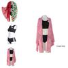 Vibrant Demon Slayer Kimetsu No Yaiba Bikini Swimsuit Set With Delightful Cloak For Beach Days