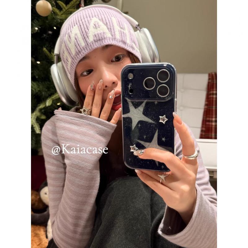 Korean Style 3D Starry Sky Case for iPhone 17 Pro Max and 16 Pro