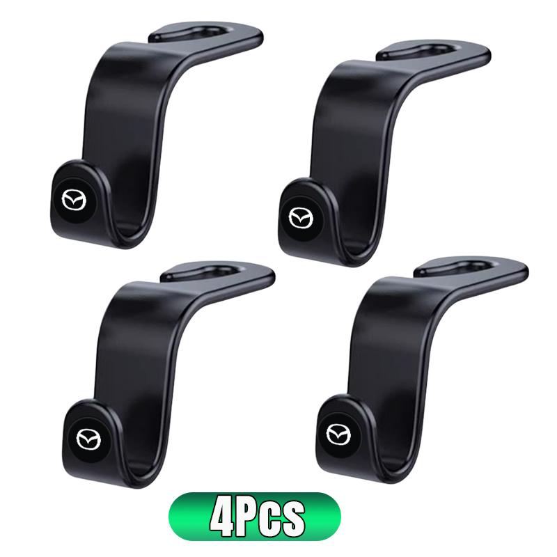 2025 Heiß 2 Stück Autositzhaken Innenraum Hinten Tragbar Hängende Tasche Halter Aufbewahrungstasche Für Mazda 3 Alexa CX-30 CX30 CX5 CX 5 CX-5 CX8