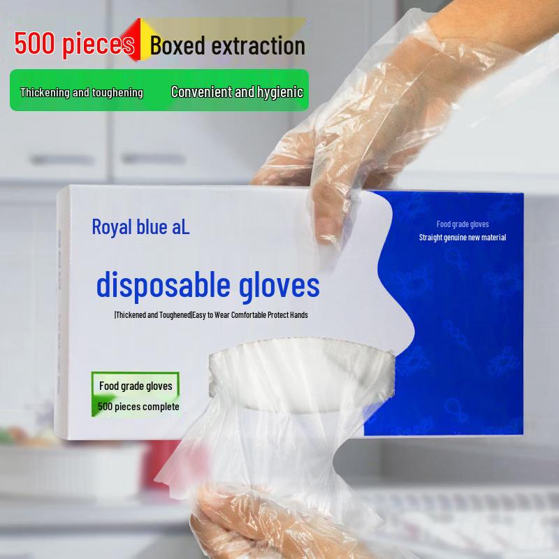 Disposable PE Food Preparation Gloves, 1000 Count