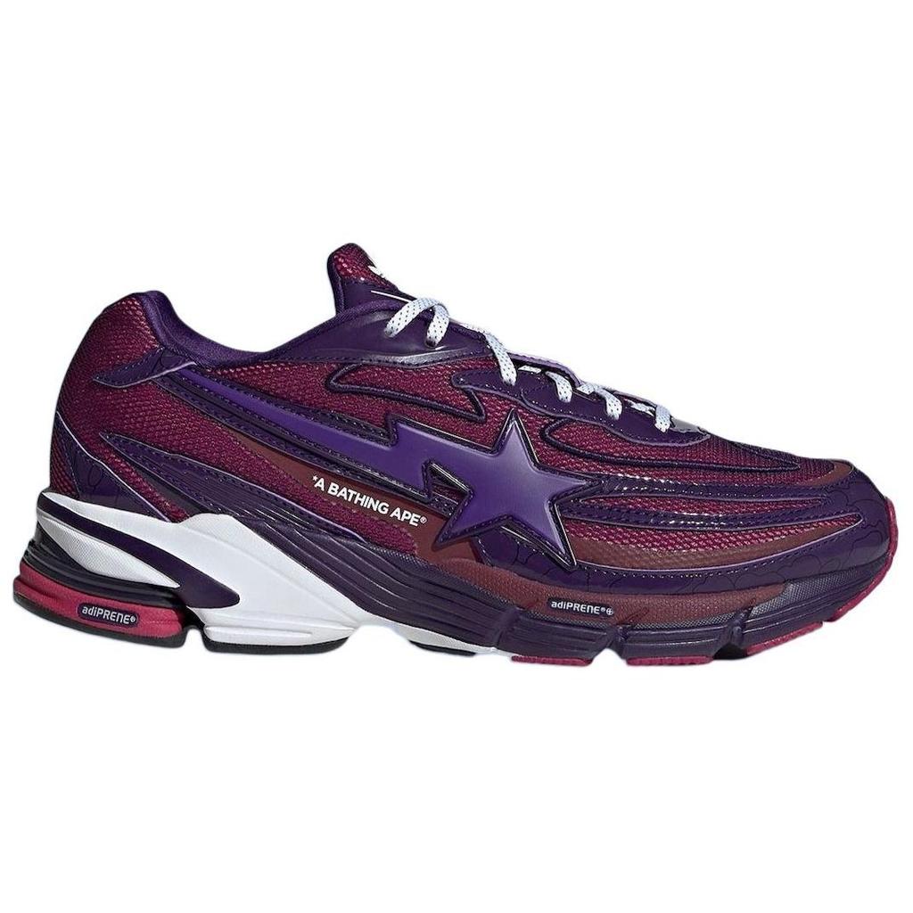 Adidas Bape X Adidas Orketro 'Dark Purple' Sneakers JH6362