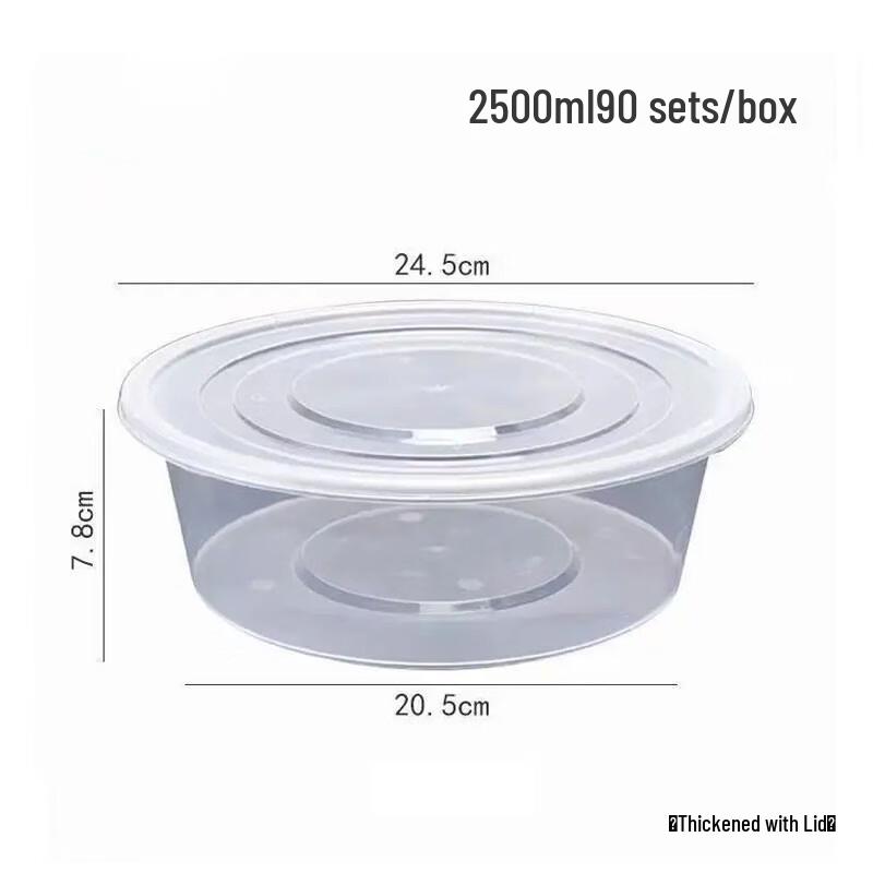 Einweg-Transparente Plastik-Lebensmittelbehälter mit Deckeln