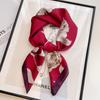Silk Scarf 70 Small Square Scarf Retro Versatile Season High-End Printing Women'S Professional Scarf Scarf