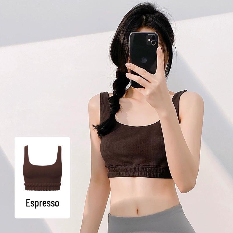 

Смугастий спортивний бюстгальтер з високим рівнем підтримки U-подібної форми з бічною підтримкою XXL