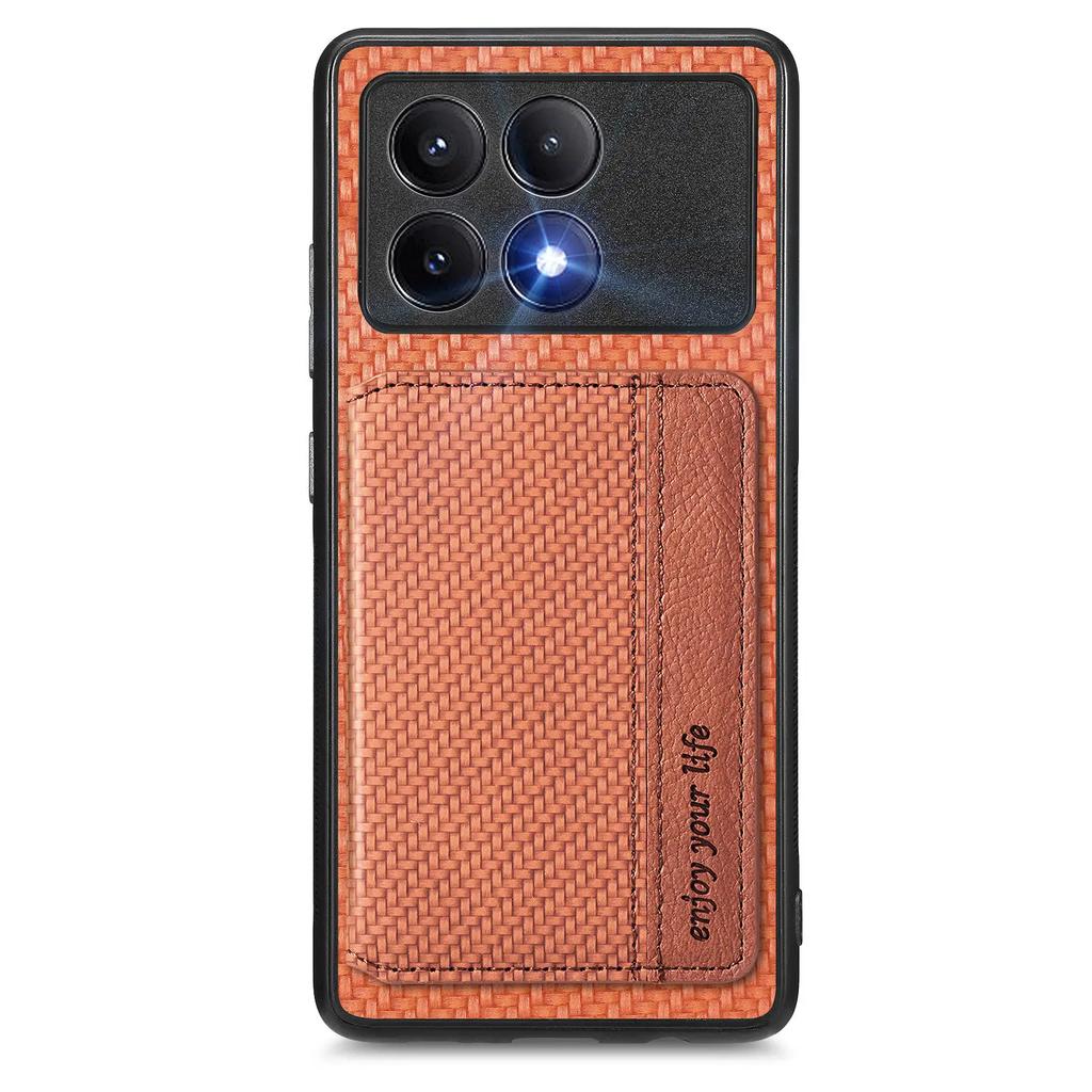Nahast kaardihoidjaga telefonikott Xiaomi Redmi Note 14 13 12 K70 K70E K60 Pro Ultra 13T 12C Lite +POCO X6 F5 M5 jaoks tagakaas