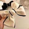 1 Pcs Imitation Bowknot Hair Clips For Women Hairpin Top Head Hairpin Ponytail Barrettes Elegant Bows Hair Accessoires Headwear