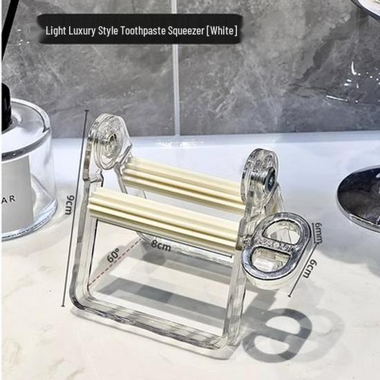 Lin Zhi Luxury Toothpaste & Cleanser Squeezer Tool: Manual Squeeze Clip for Bathroom Essentials