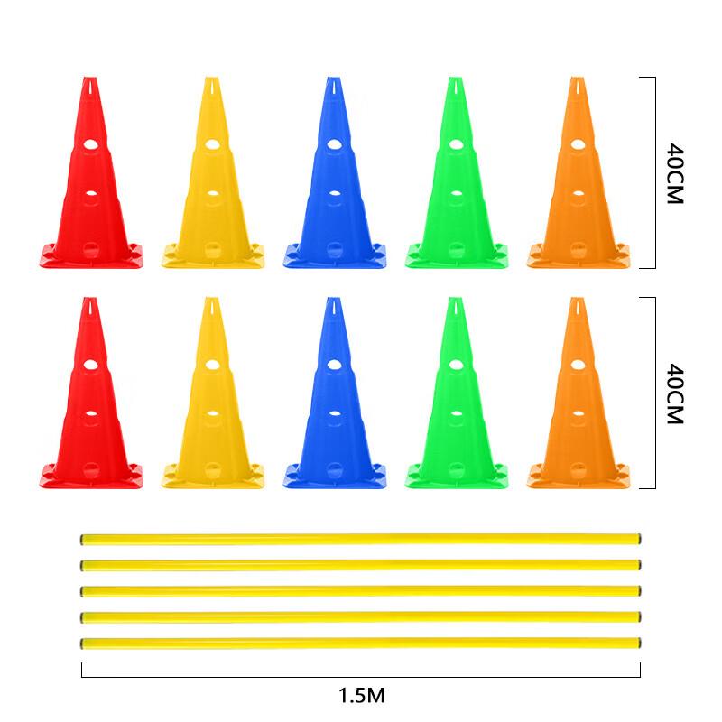 Kids Soccer Training Hurdles and Cones Set