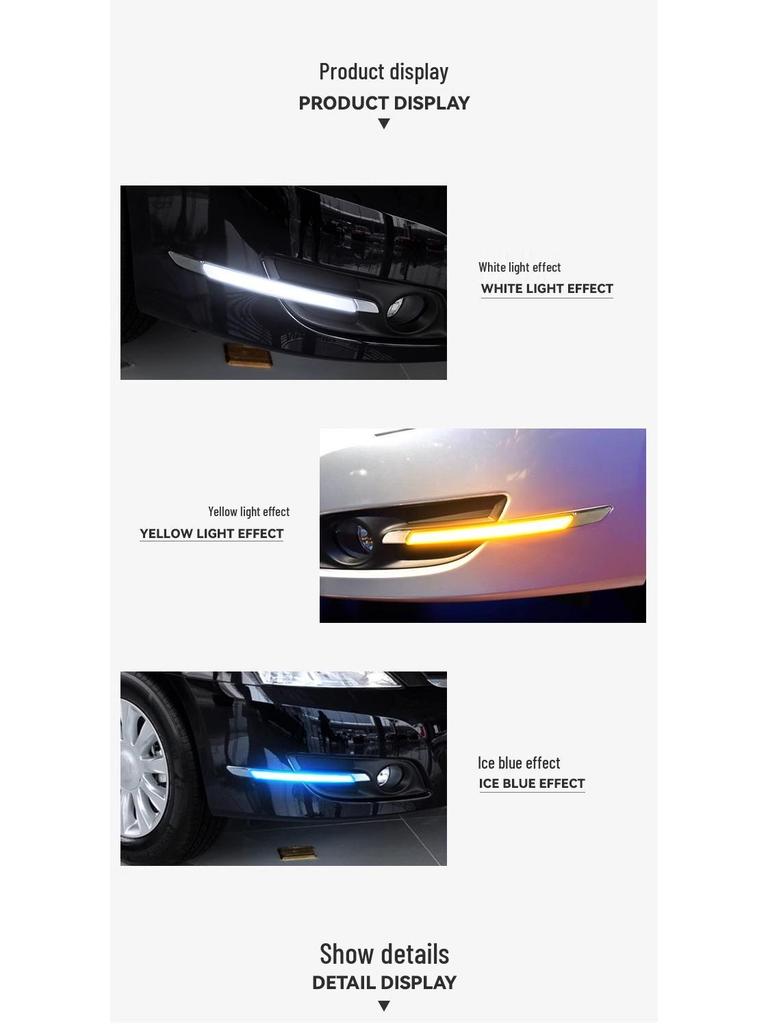 LED Daytime Running Lights & Turn Signals for 08-10 Nissan Teana