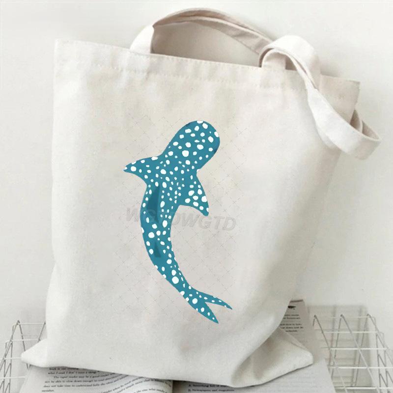 Ocean Animal Trend Shoulder Bag Daily Versatile Commuter Student Tutoring Bag