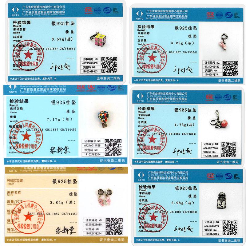 Charm Copper Pink Pendant Charm Fit Original Charm Bracelet Necklace Beads Diy Jewerlry Accessories