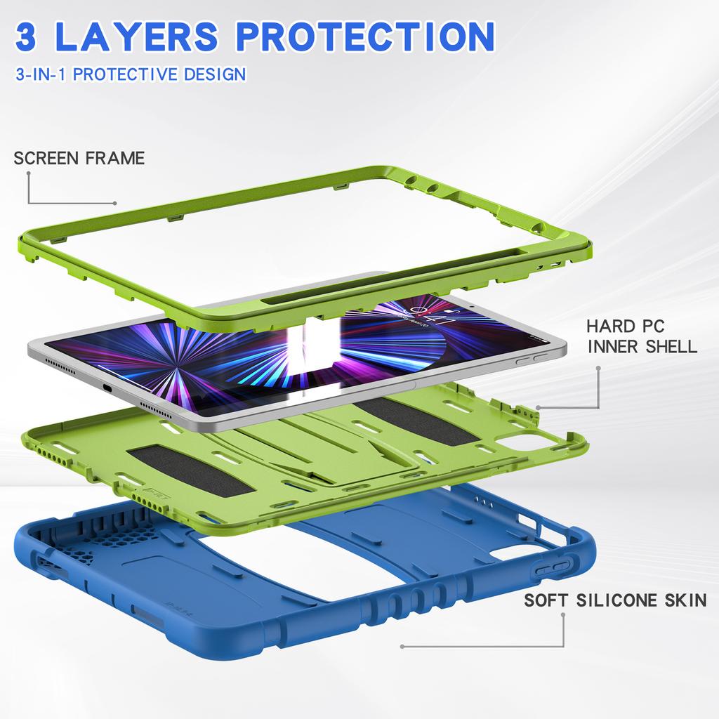 iPad Air5 Protective Case with Stand, Anti-Fall Shell for Pro 11 (2022) - 10.9 inch Tablet Cover
