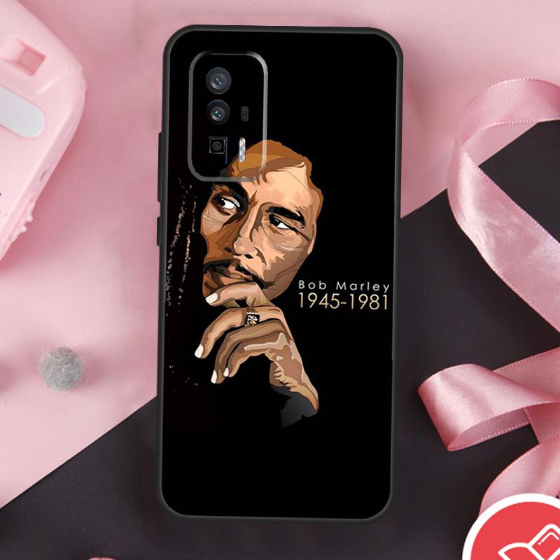 Bob Marley Case For Xiaomi 14 Ultra Mi 15 Pro 13 11T 12T 13T 14T POCO X7 Pro X3 X5 X6 F5 F6 F7 Cover