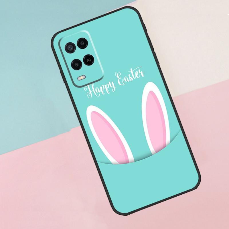 Bunny Rabbit Ears For Oppo A16 A76 A96 A15 A80 A60 A40 A94 A54 A98 A78 A18 A38 A58 A17 A77 A74 A57S Phone Case