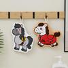 Lucky Horse Hand Towel Strong Water Absorption Soft Thick Absorbent Towels Thickened Hanging Style Hanging Towel
