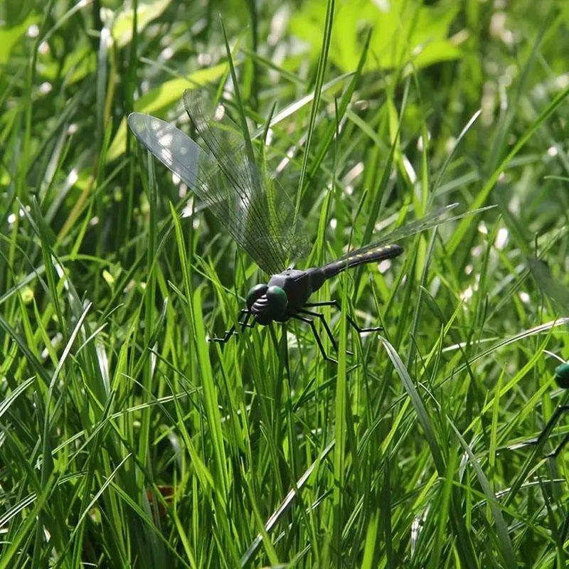 4 Outdoor Mosquito Repellent Simulation Dragonfly Stick Dragonfly Repellent Artifact