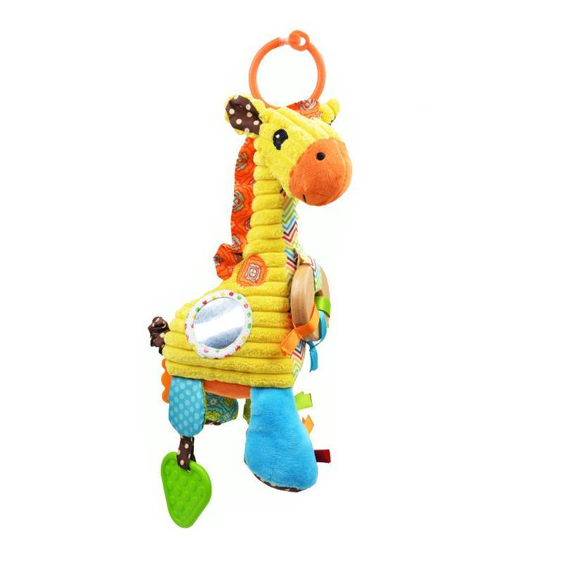

Elephant Giraffe Baby Plush Musical Pull Toy For Sleep Aid And Sensory Development Yellow