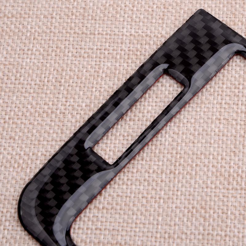 2pcs Carbon Fiber Dashboard Side Air Vent Outlet Trim Frame Cover Fit For BMW 3 Series E46 1998-2005