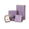 Luxury New Chinese Style Classic Rectangle Jewelry Display Box Gold Trim Embroidery Case for High-End Jewelry