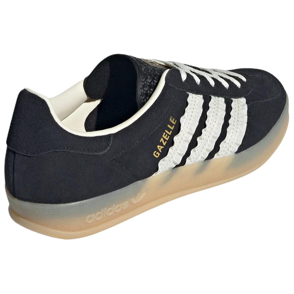 Adidas Gazelle Indoor Dungi Volanate - Negru Crem Gum Adidași de Damă Negru-Intens Crem-Alb JS1412