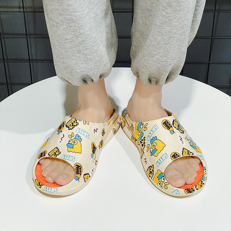 Sandales EVA Ultra -léger Tabouret Chaussures De Plage D'été Pour Hommes Maison Antidérapante, Traînant Loisirs De Plein Air Massage Pantoufles De Sable Pour Femmes