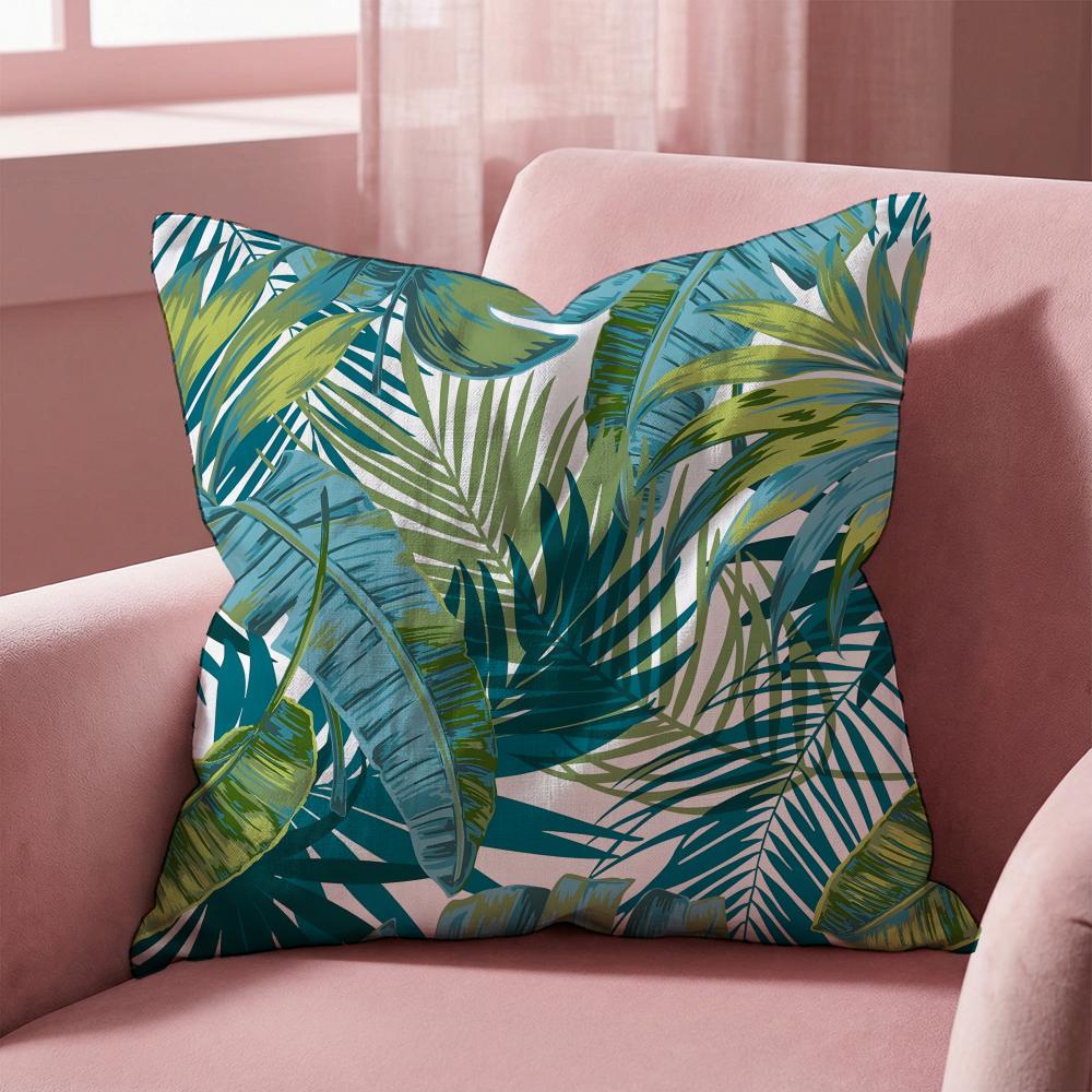 Tropical Fruit Texture Cushion Cover MultiScene Pillow Cover for Home Car Reversible Soft Durable for Daily Use