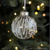 8CM Transparent Christmas Tree Ornament DIY Christmas Hanging Ornament  Christmas Tree Decor