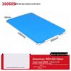 Warehouse Grid Plastic Pallet: Thickened Moisture-Proof Single-Sided Floor Mat for Logistics.