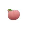 Japan Moe Small Animal Squeeze Toy: Soft Rubber Dumpling Peach