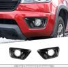 Front Fog Light Lamp ert Bezel Cover Trim Frame For 2014-2018 Chevy Colorado