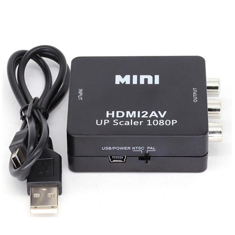HDMI To HDTV/AV/VGA Converter — Compact High-Definition Video Converter Box